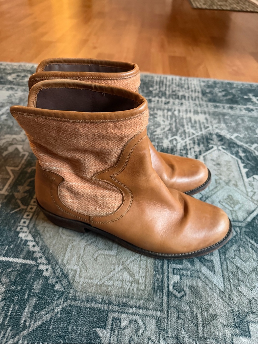 Fortress of Inca Capellada Leather Ankle Booties size 38 US 7.5